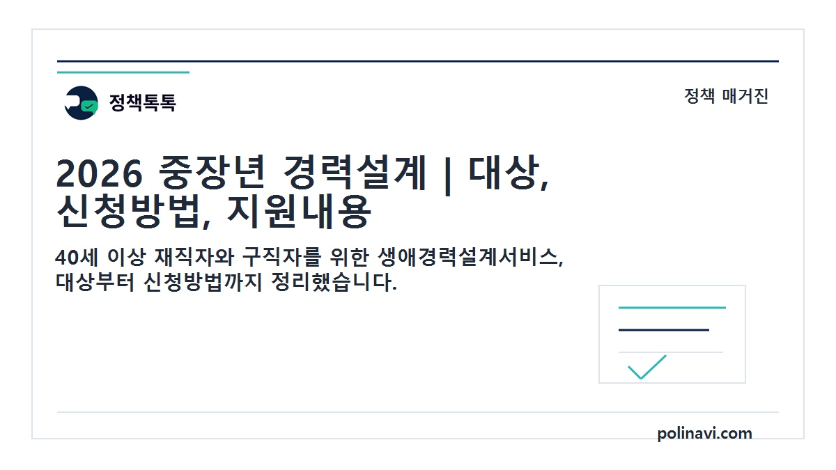 2026 중장년 경력설계 대표이미지